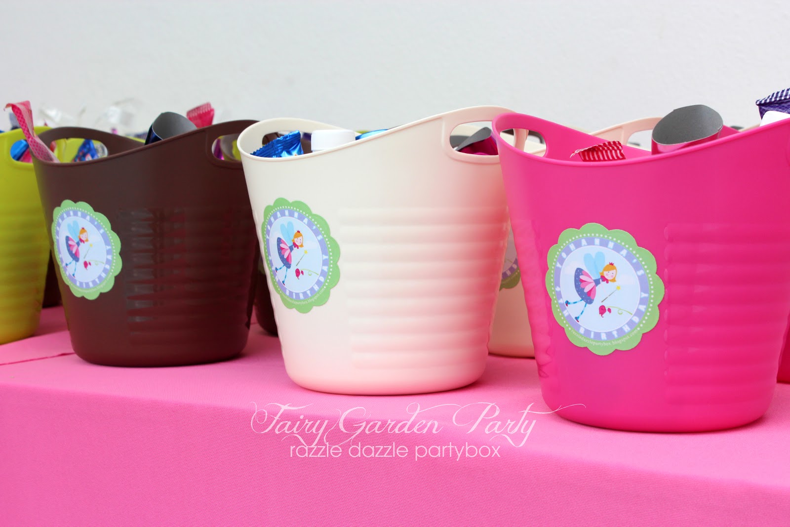 Razzle Dazzle Party Box Themed Birthday Party Fairy Garden Party