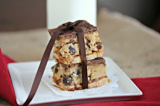 Cookie Dough Billionaire Bars