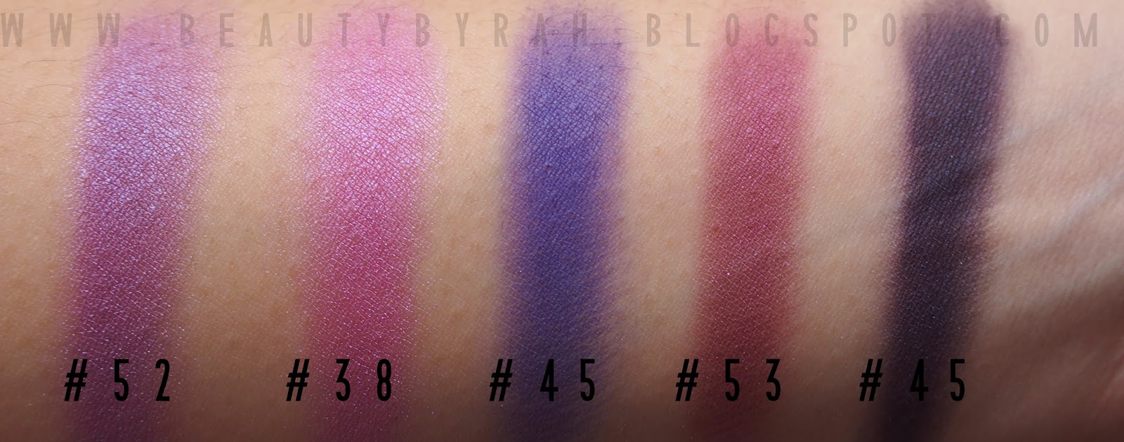 Review & Swatches Morphe Single Eyeshadows Beautybyrah