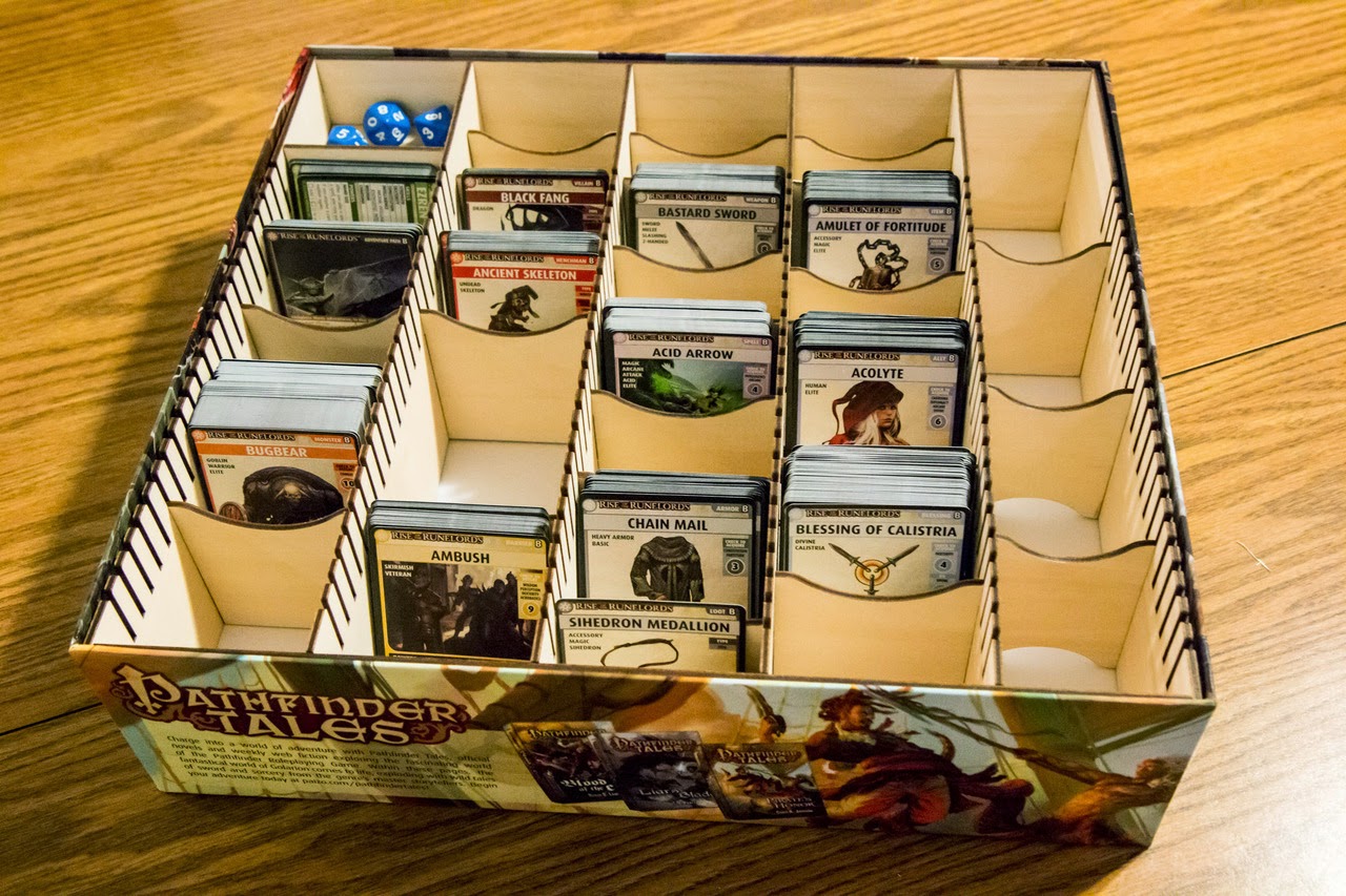 A Paladin In Citadel: Pathfinder Adventure Card Game Box Inserts