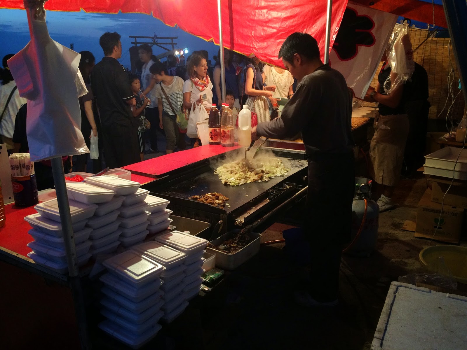 Nonstop frying, all night.