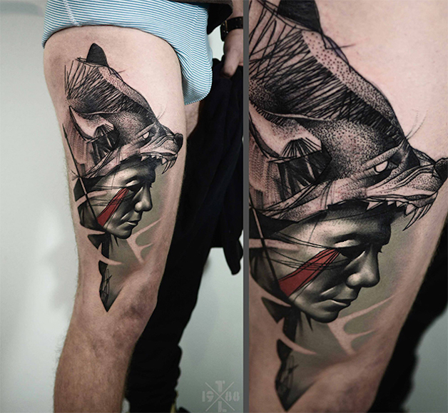 Timur Lysenko tattoo