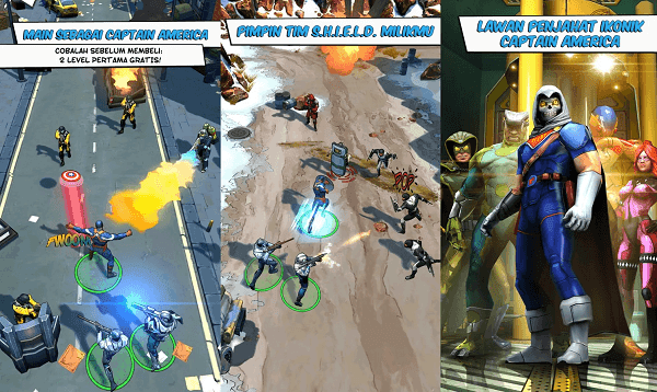 Download Captain America TWS v1.0.3a Mod Apk (Mega Mod) q