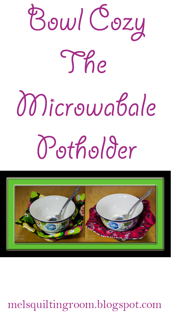 Bowl Cozies Microwavable Pot Holders The Quilting Room with Mel