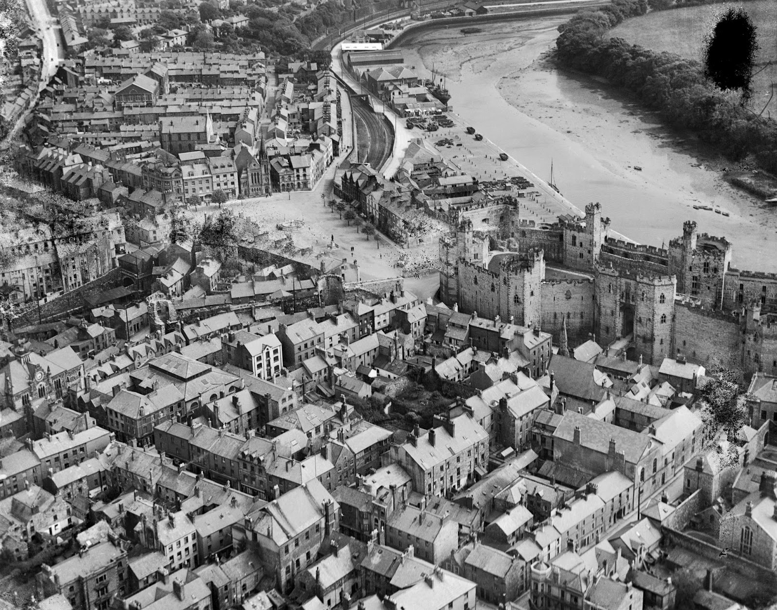 Britain from Above Wales at Oriel Pendeitsh, Caernarfon, 7 November