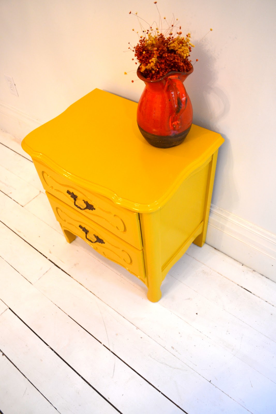 Beatnik Barn Yellow Nightstand Giveaway