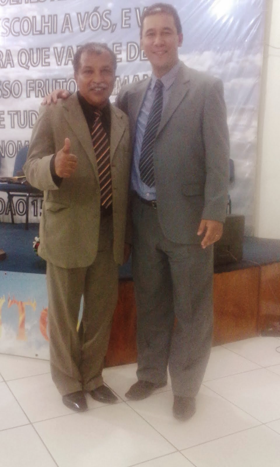 Com meu amigo Cantor Pastor Carlos de Oliveira