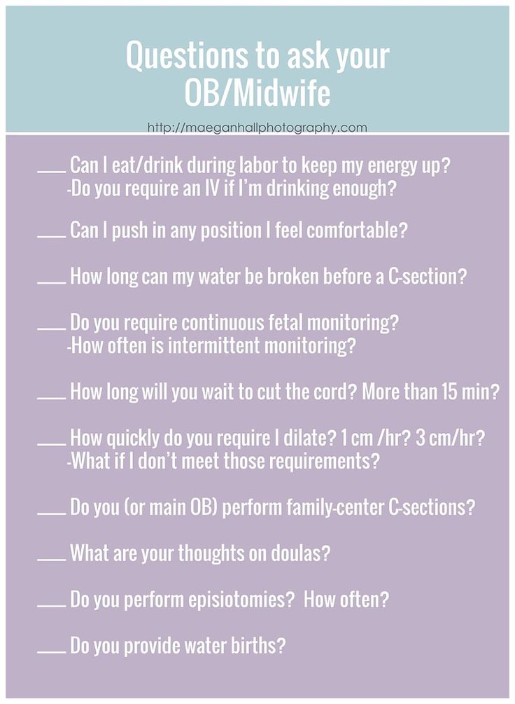 Jenny Lee S Gallery Questions To Ask Your Ob Or Midwife