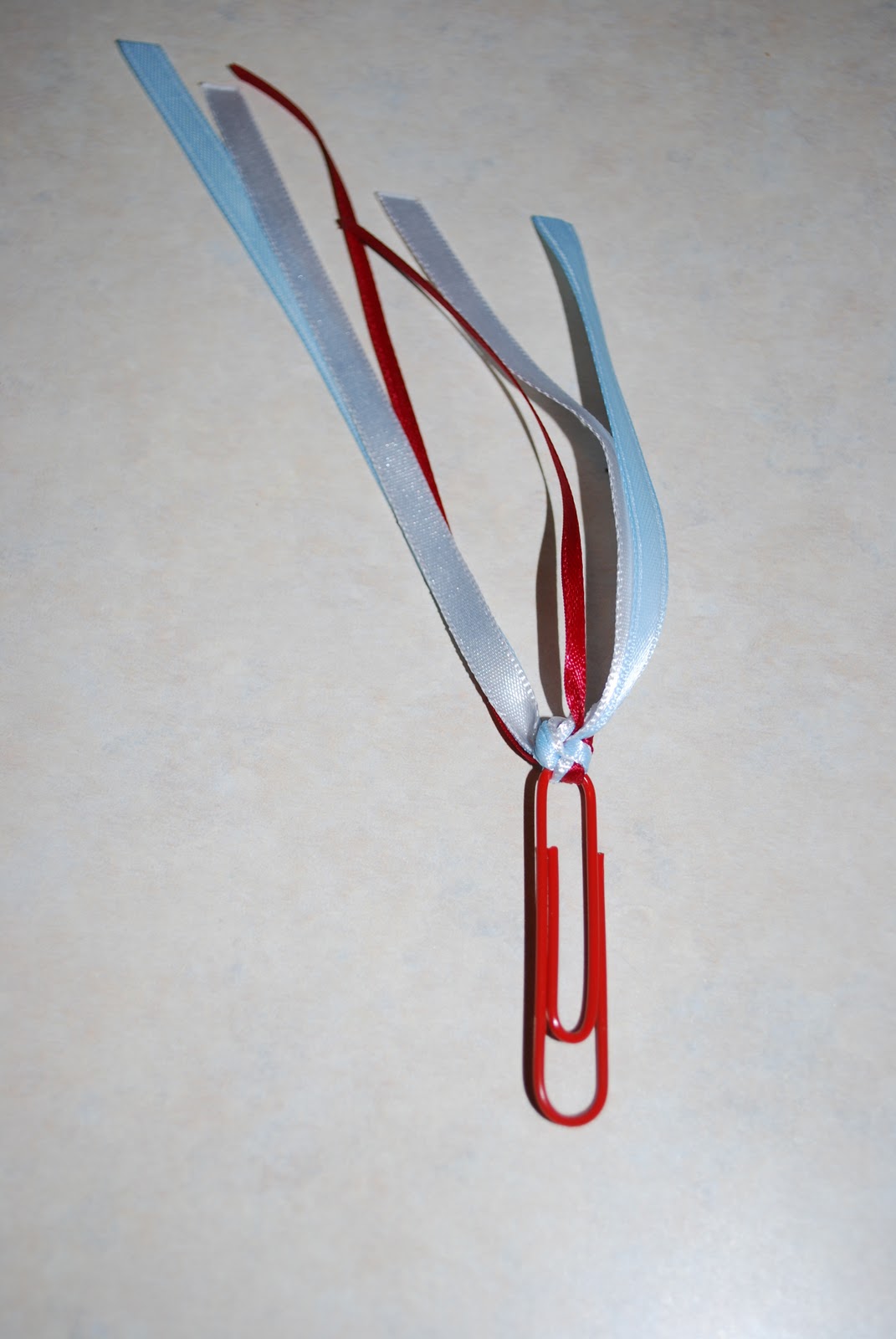 Love Bug Living Ribbon Paper Clip Bookmarks