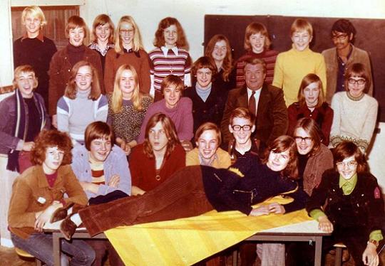 1971-1972: Klas 1c met de Schoemakers (leraar Frans)