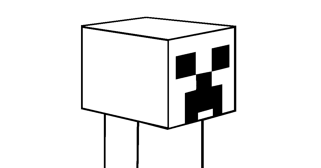 Wither Skeleton Minecraft Coloring Page