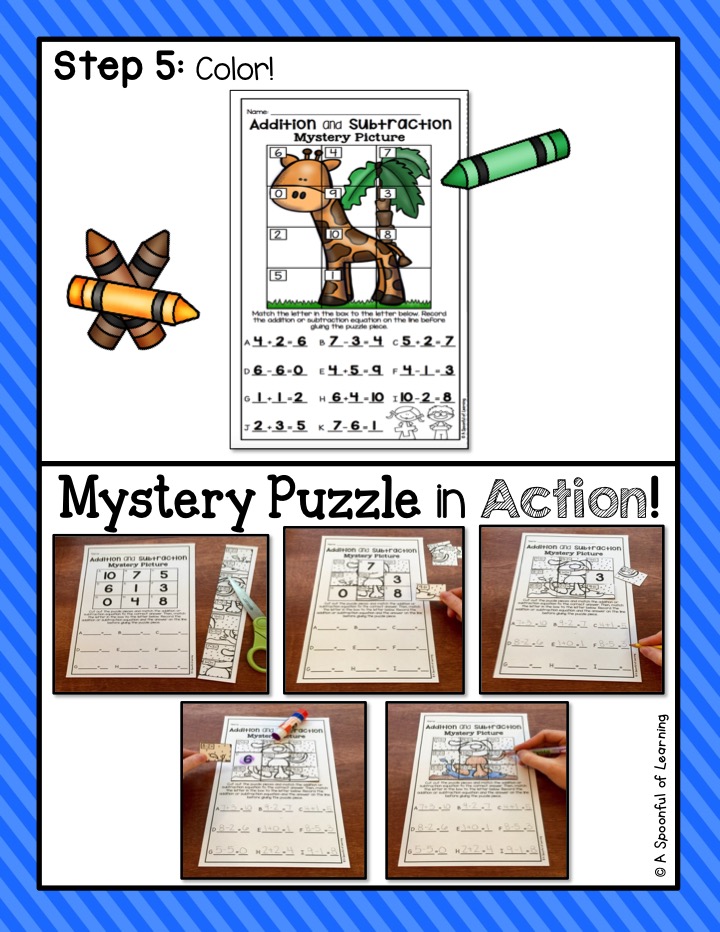 Mystery Puzzles!! Solve the Mystery A Spoonful of Learning
