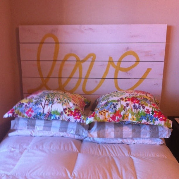 freshly rooted MAKE headboard love