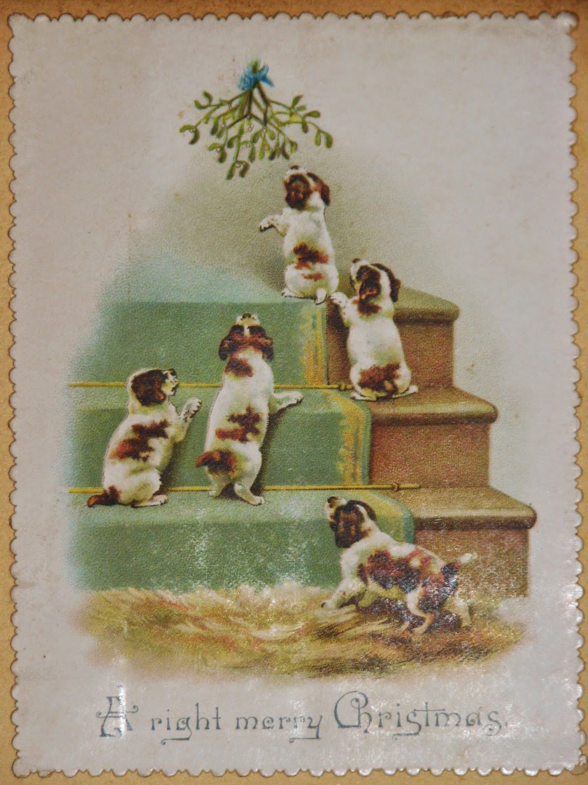 Ink Stains: Christmas Eve Vintage Post Cards