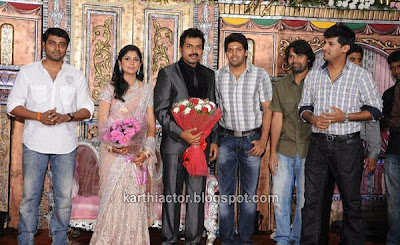 Actor Karthi Wedding Reception Photos