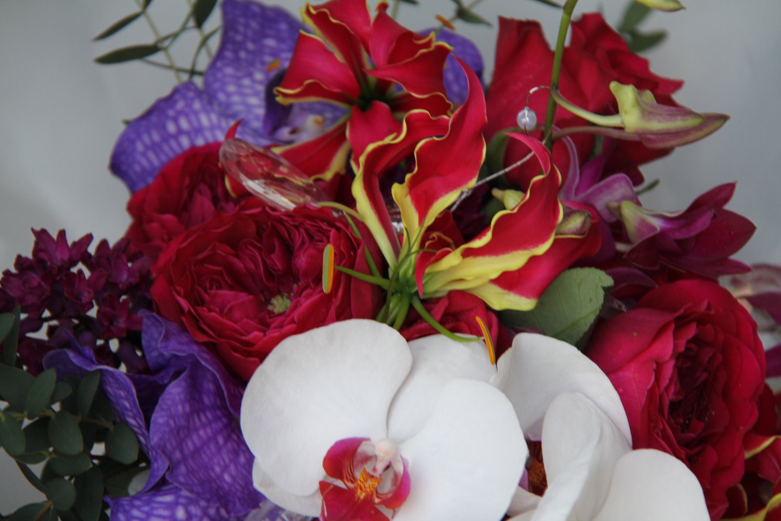 The Flower Magician Orchids & Roses, Glamorous & Exquisite Wedding Bouquet