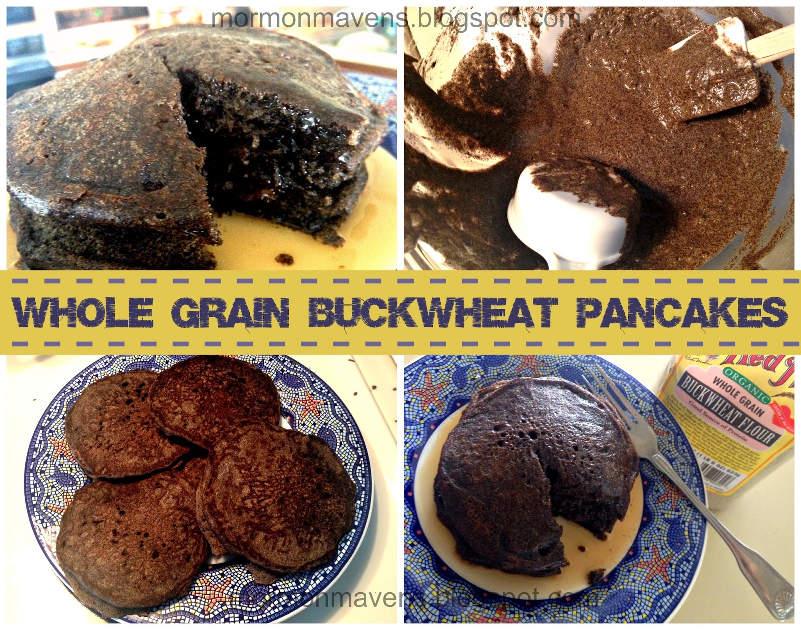 Mormon Mavens in the Kitchen Whole Grain Buckwheat Pancakes