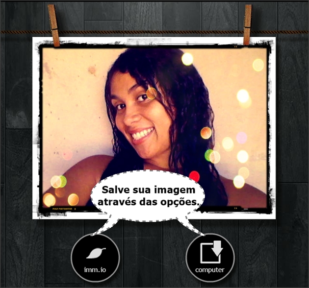salvar foto com efeito