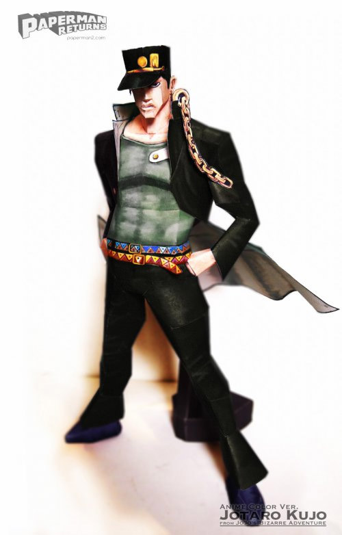 Ninjatoes' papercraft weblog Papercraft "JoJo's Bizarre Adventure