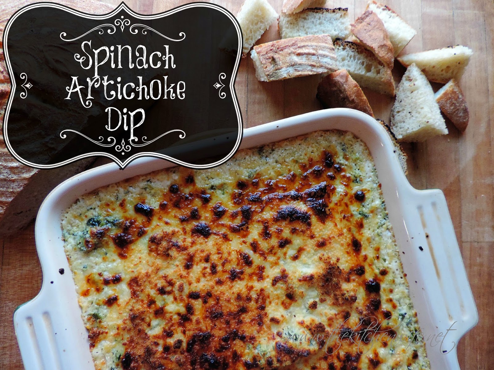 Baked Spinach Artichoke Dip Recipe The Kitchen Wife