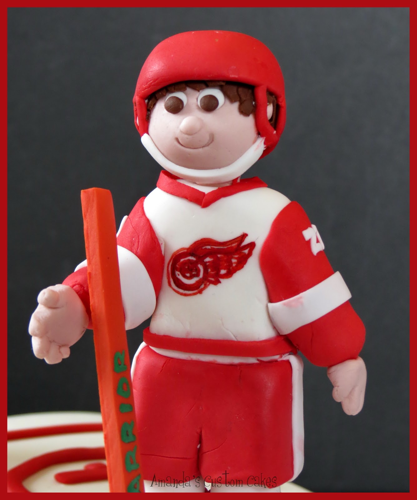 Amanda's Custom Cakes Hockey Cake