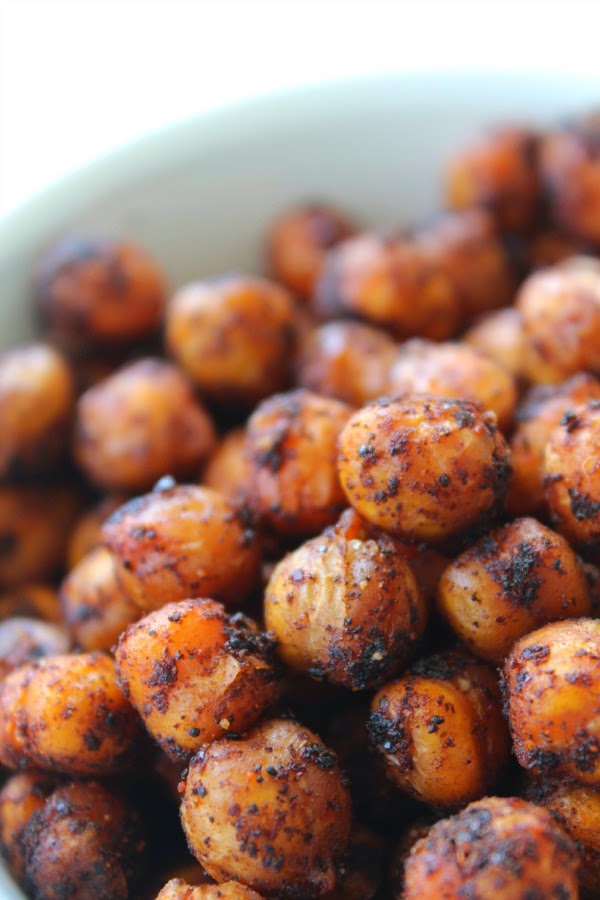 spicy oven roasted chickpeas recipe