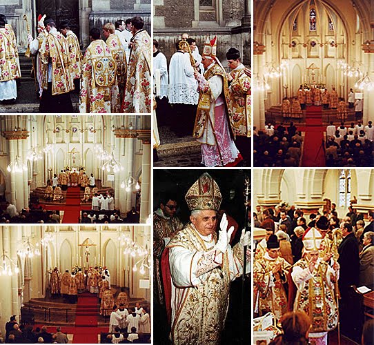 Cardinal Ratzinger celebrating the EF Solemn High Pontifical Mass: