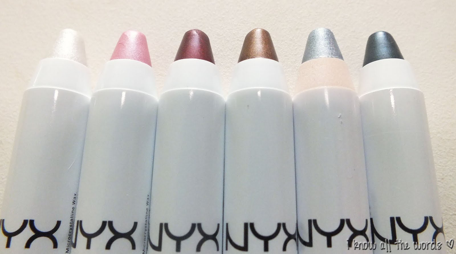 Review NYX Jumbo Eye Pencils I Know all the Words