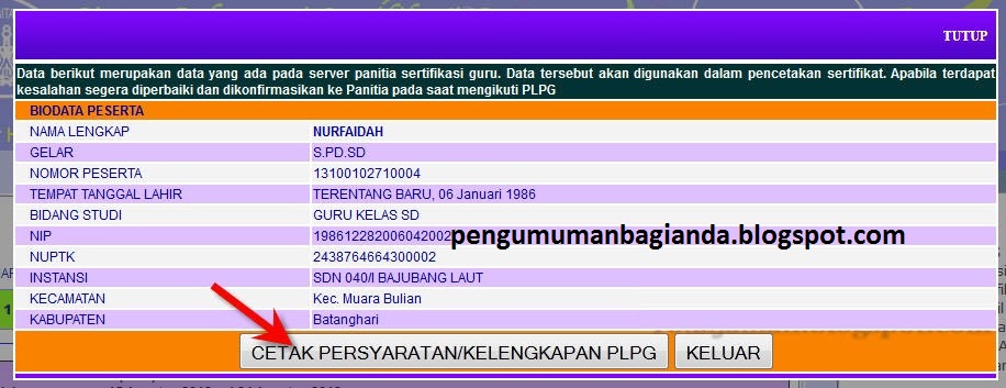 Kemudian kita harus mengisi nama pejabat/atasan yang memberikan surat