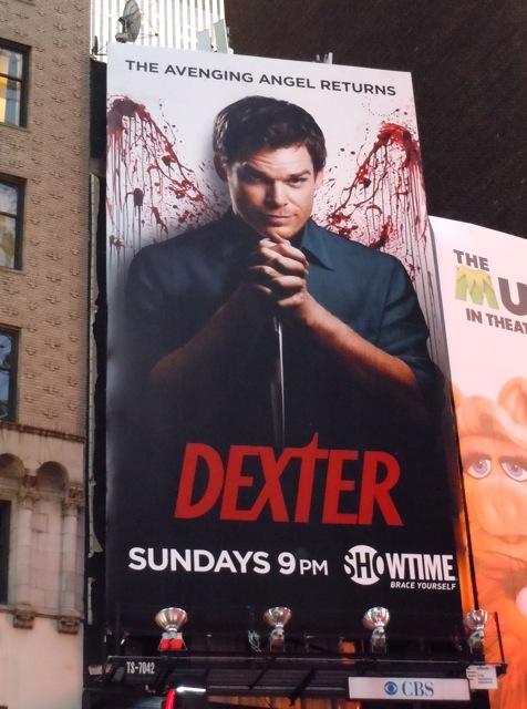 Dexter season 6 billboard NYC