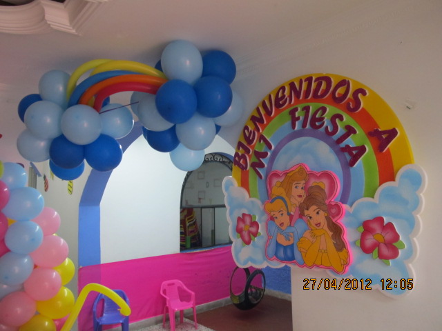 Deco Globos Any: Cumpleaños de una princesita!!!!
