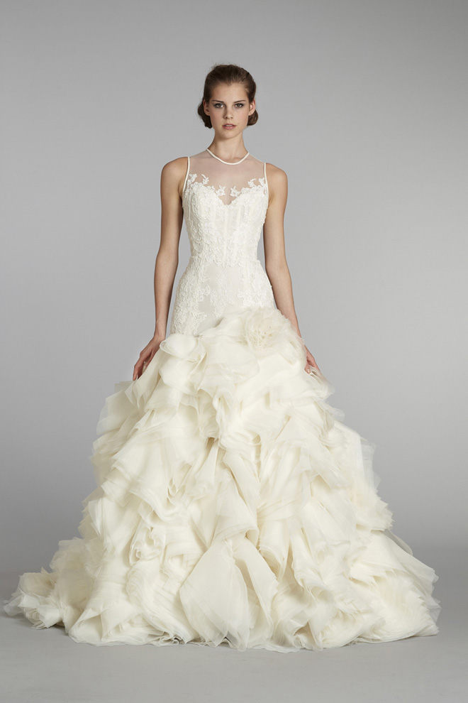 Lazaro Satin Bridesmaid Dresses 2007