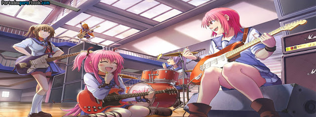 La banda del anime Angel Beats! Portadas para facebook