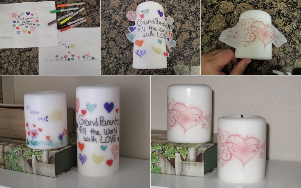 DIY Personalized Candles DIY Craft Projects