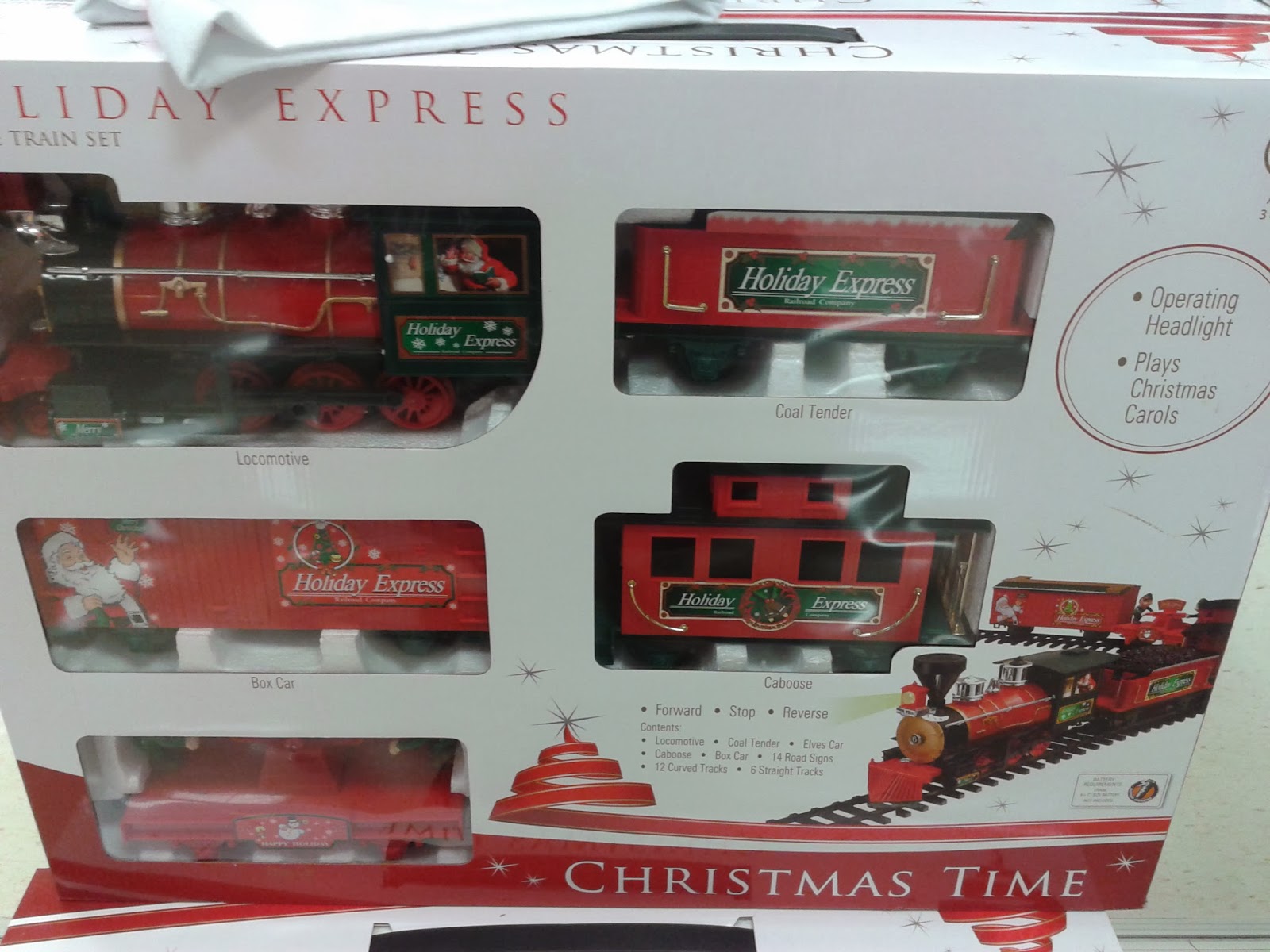big w christmas train