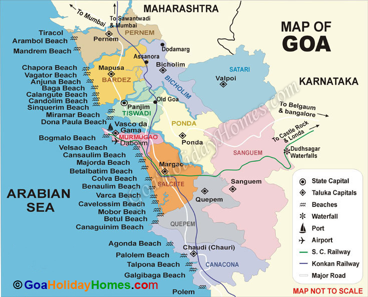 Other tourist destinations in Goa