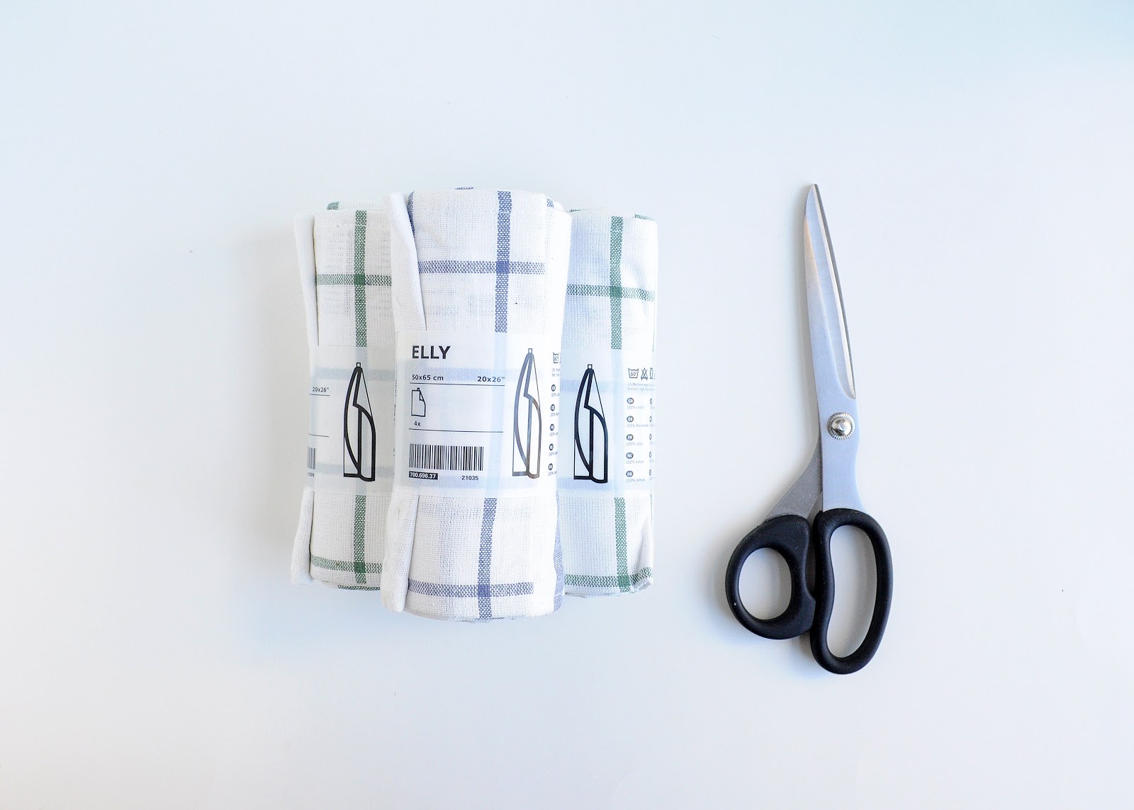 diy easy cloth napkins from ikea dish towels