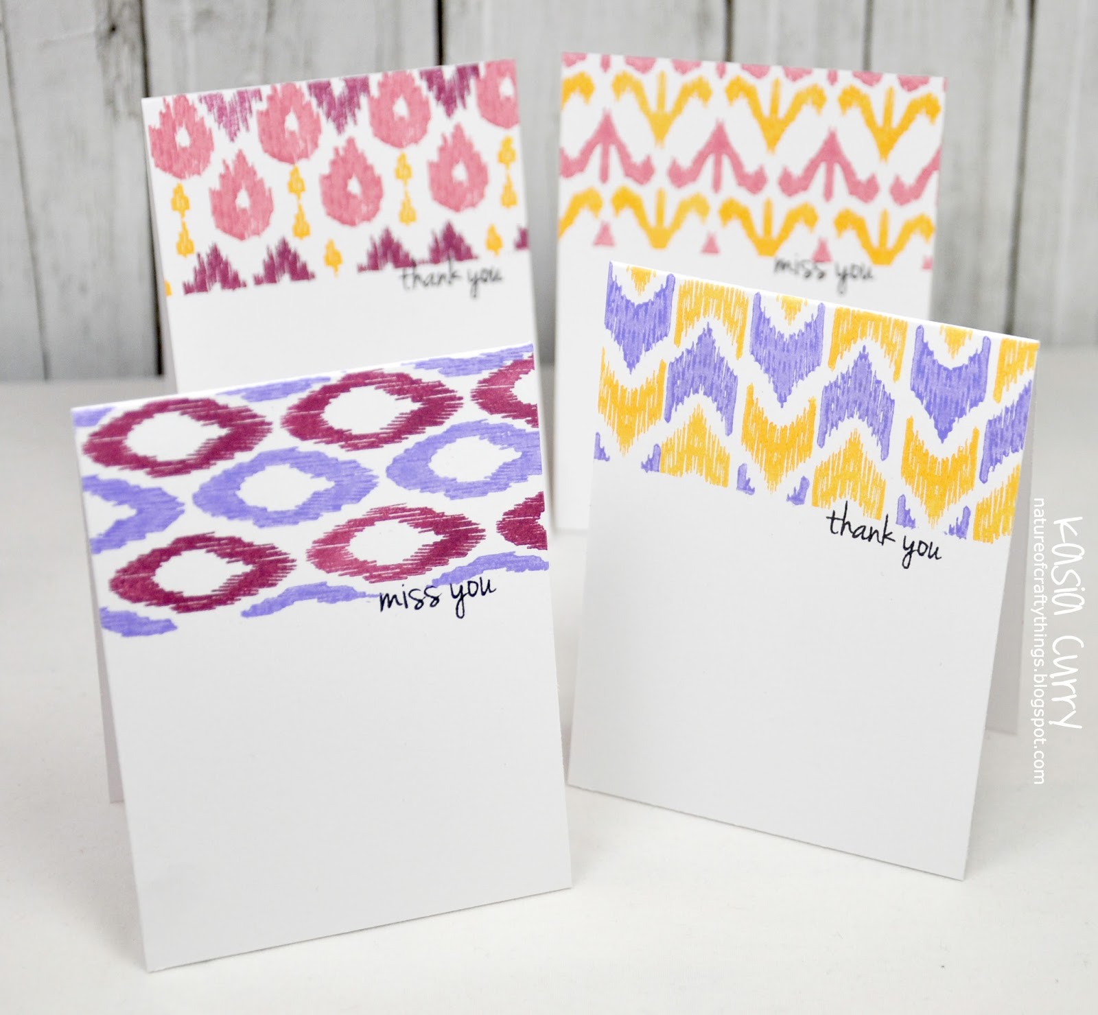 The Nature of Crafty Things Avery Elle mini note cards