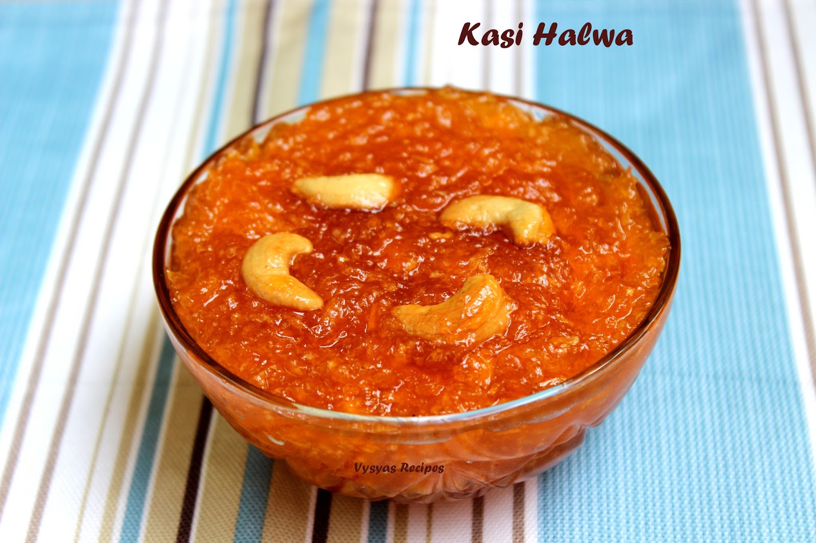 Vysya's Delicious Recipes Easy Kasi Halwa Poosanikai Halwa Recipe