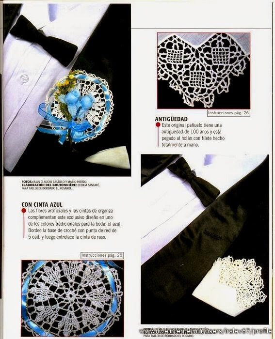 Revista para Novias / Vestidos, Accesorios, y Detalles al Crochet