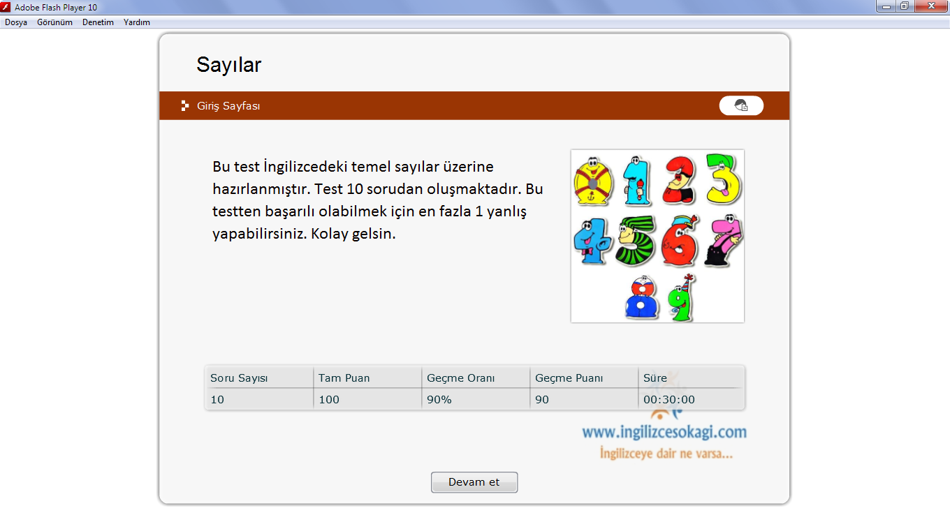 Sayılar kapak resmi