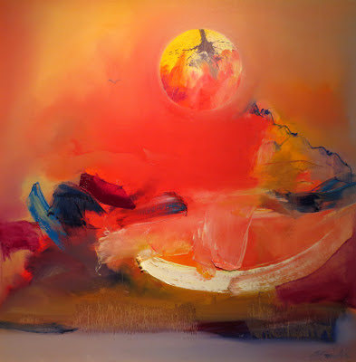 Jam Session by Al Bright Al Bright, abstract
