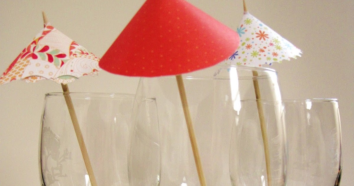 RWKrafts HowTo Tuesday Make Cocktail Umbrellas and Tag Charms