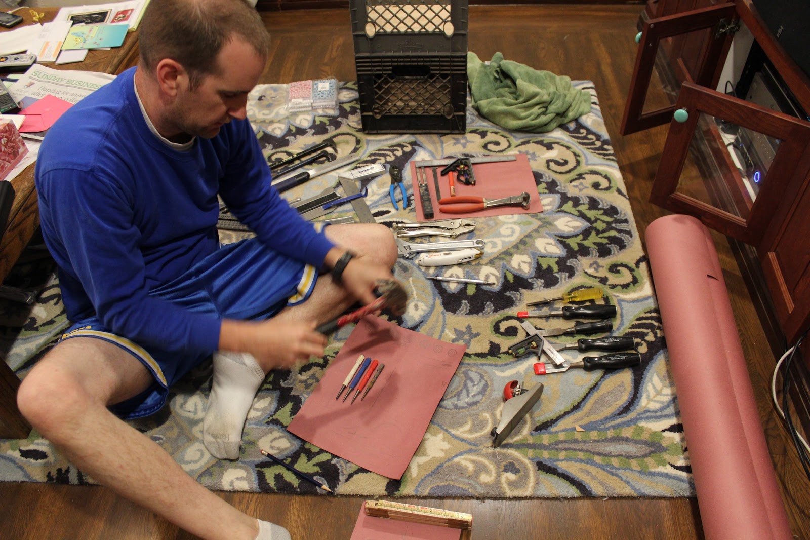 Chris can't stop building things