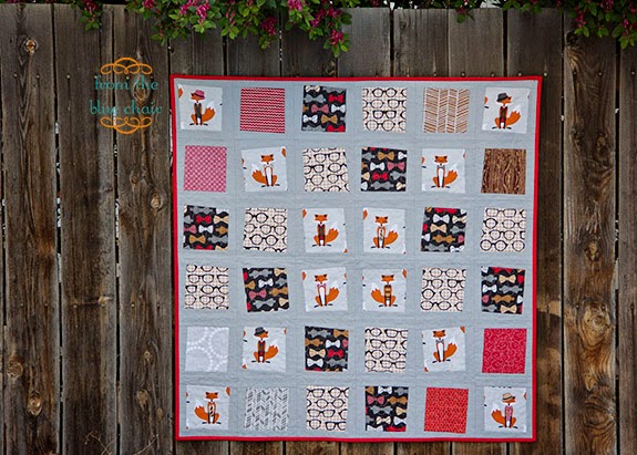 From The Blue Chair The Fox Quilt