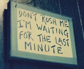 Soul Searching at the End of Time Waiting+for+the+last+minute