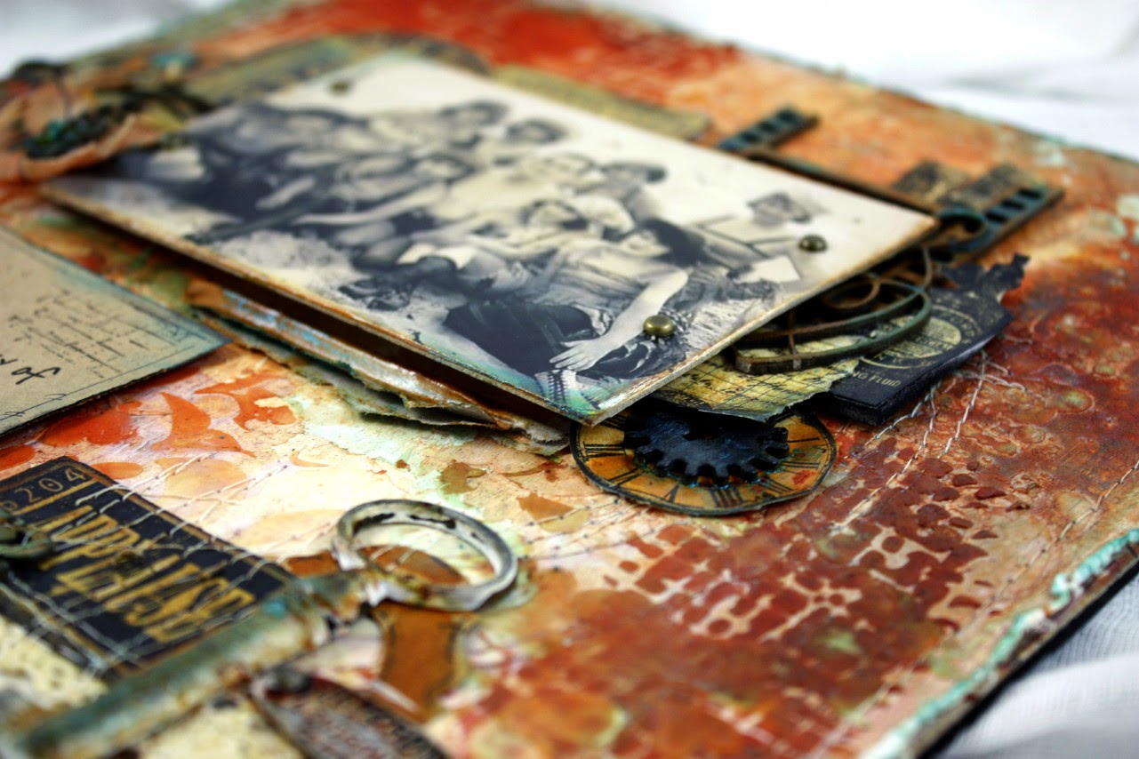 art and life Vintage Art Journal page