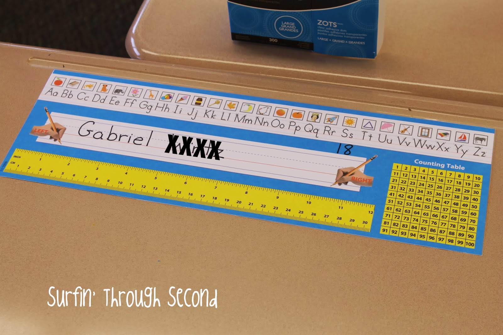 Back To School Tools For Displaying Items In Your Classroom - Surfin'  Through Second