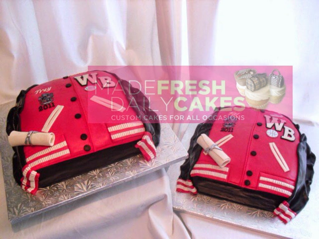 made FRESH daily Cakes for Him