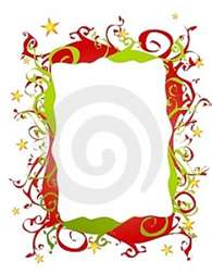 Bisarbeat: Christmas clip art border